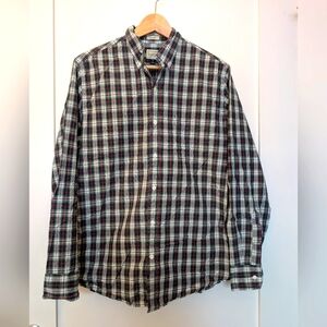 J. Crew Classic Shirt, Plaid (Red, Green, White)